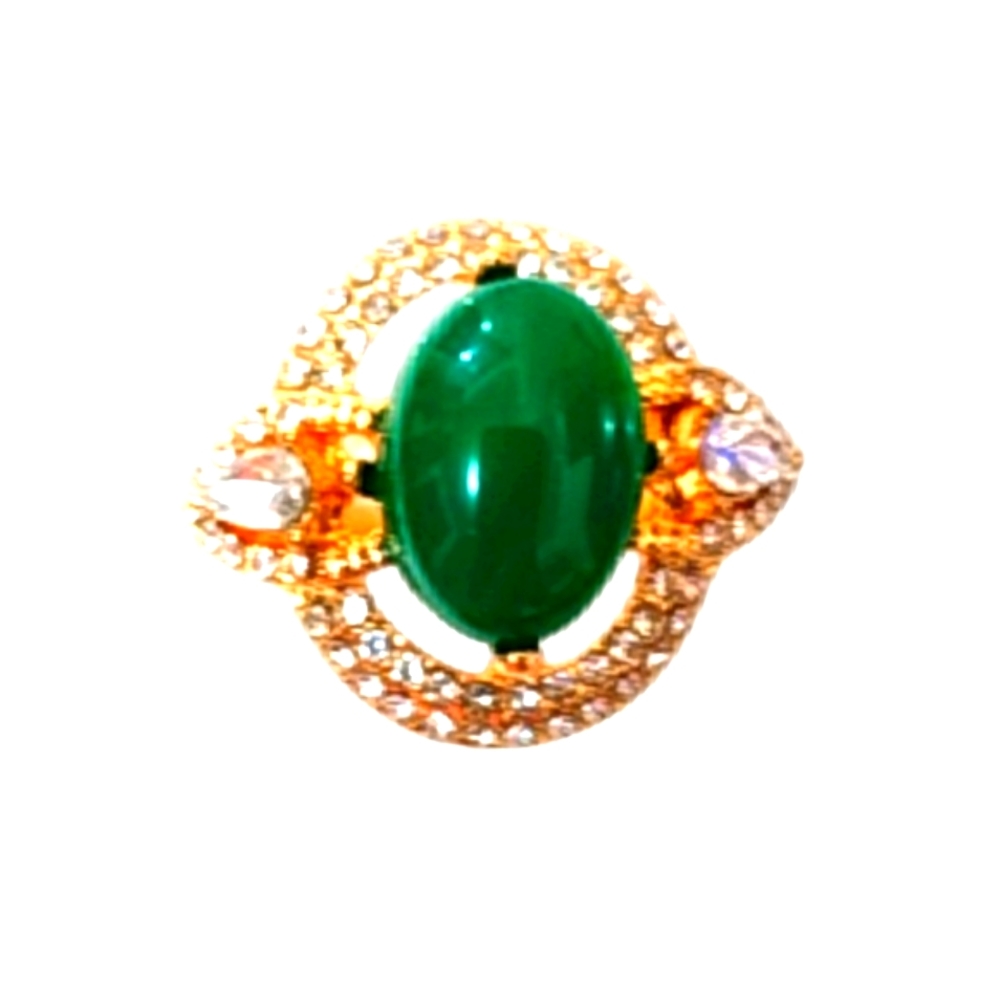 Large Faux Gems Ring